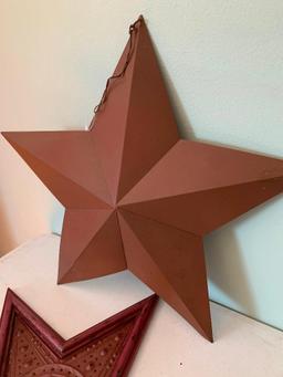 Pair of Contemporary Barn Stars