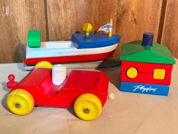 Vintage Playschool, Wood Toys