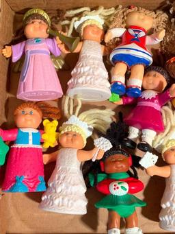 Group of Cabbage Patch, Plastic Miniature Figures, 4" tall