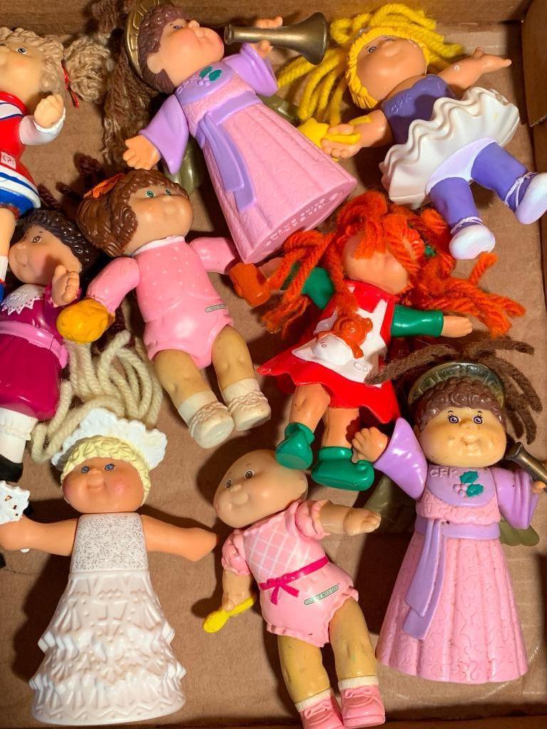 Group of Cabbage Patch, Plastic Miniature Figures, 4" tall