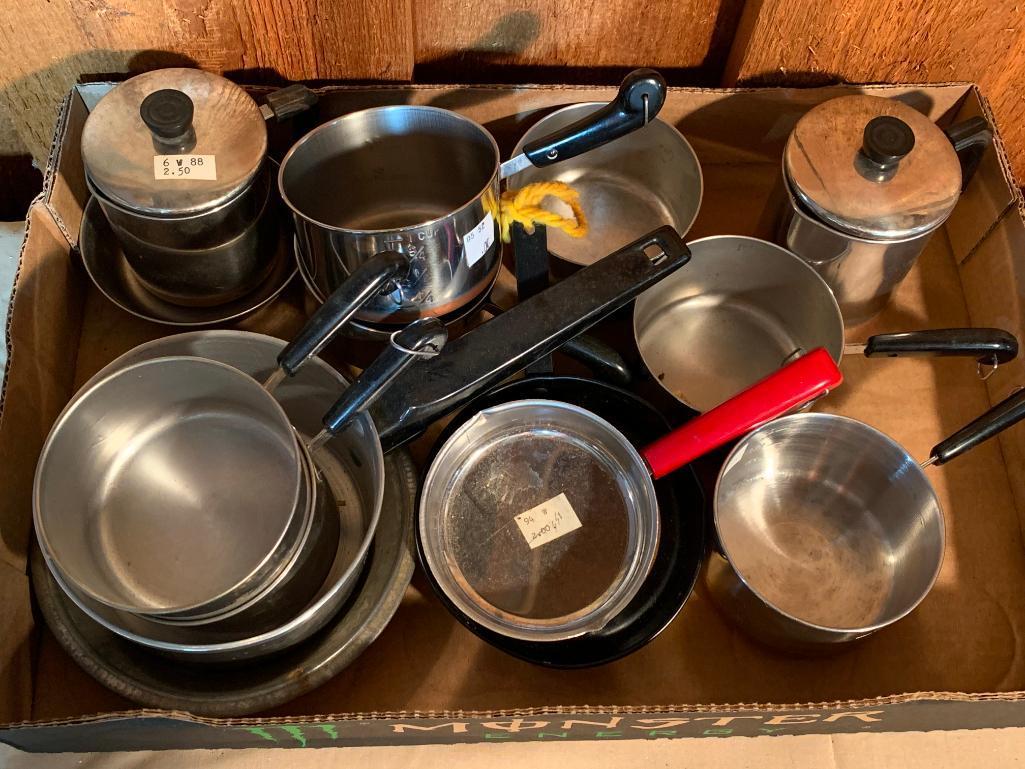 Group of Toy/Doll Pots and Pans