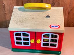 Little Tikes Toy School Building, 8" Tall