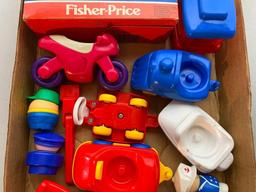 Group of Fisher Price Toys as Pictured
