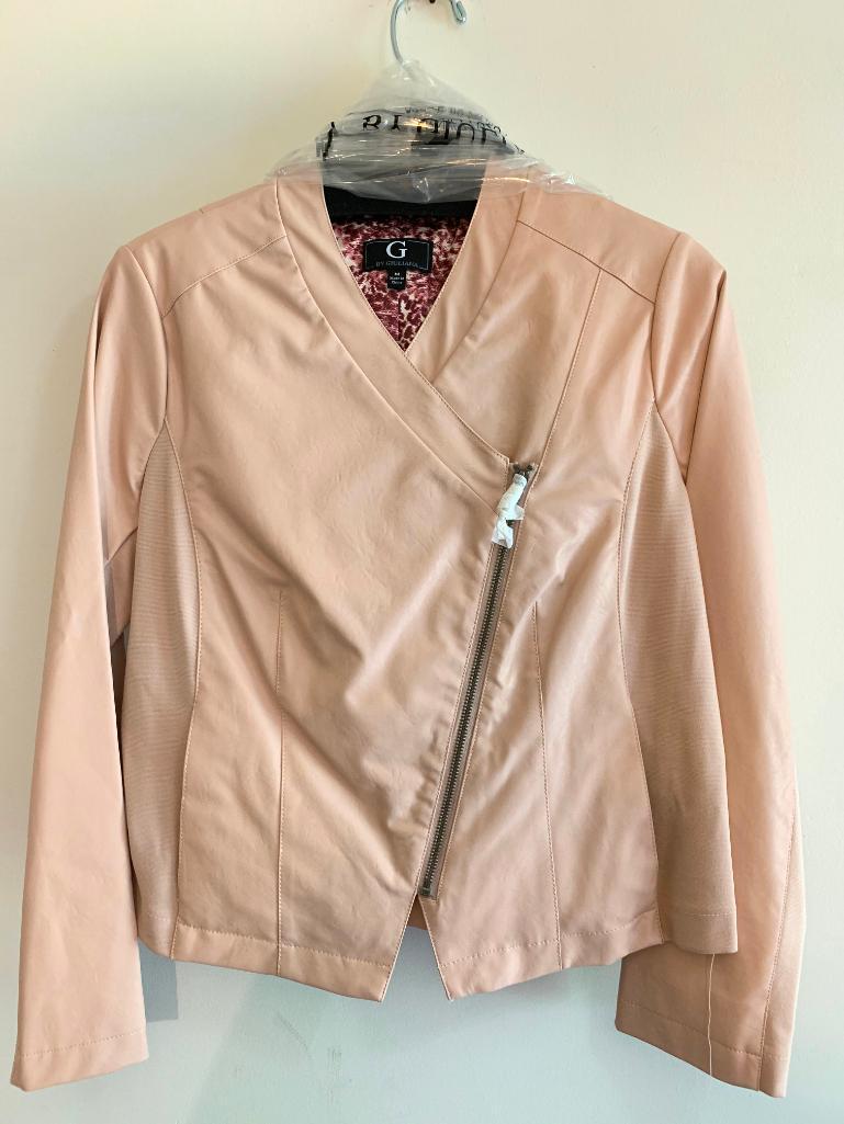 G by Giuliana, Size Medium, Color Blush, Polyester, Ladies Jacket