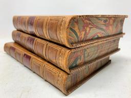 Niebuhr. Lectures on Ancient History. London: Walton, 1852 1st Ed, Full Leather, Three Volume Set