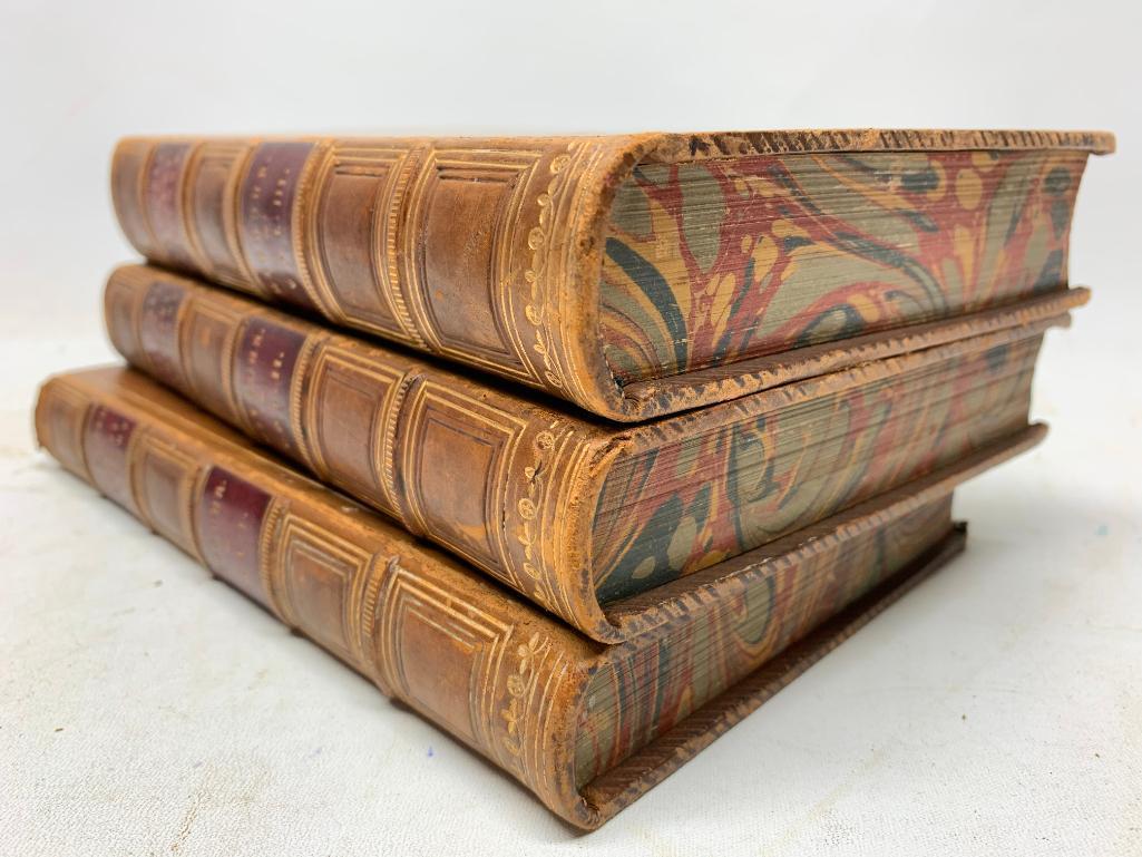 Niebuhr. Lectures on Ancient History. London: Walton, 1852 1st Ed, Full Leather, Three Volume Set