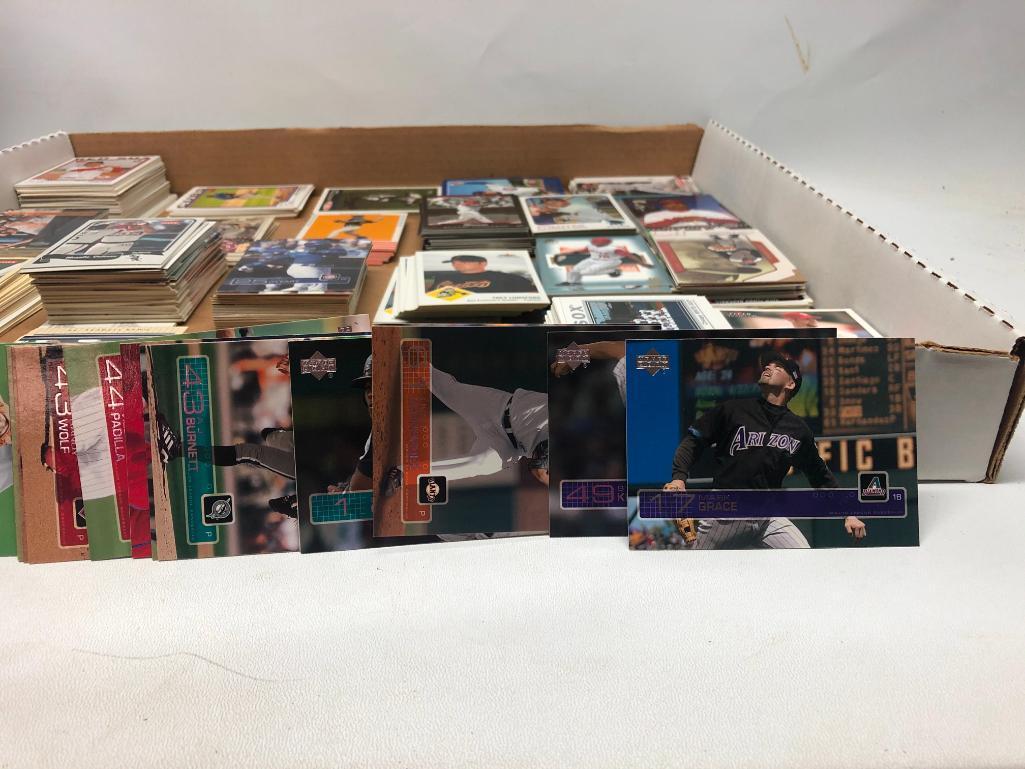 Approx. 800 Early 2000's Common Baseball Cards as Picturd