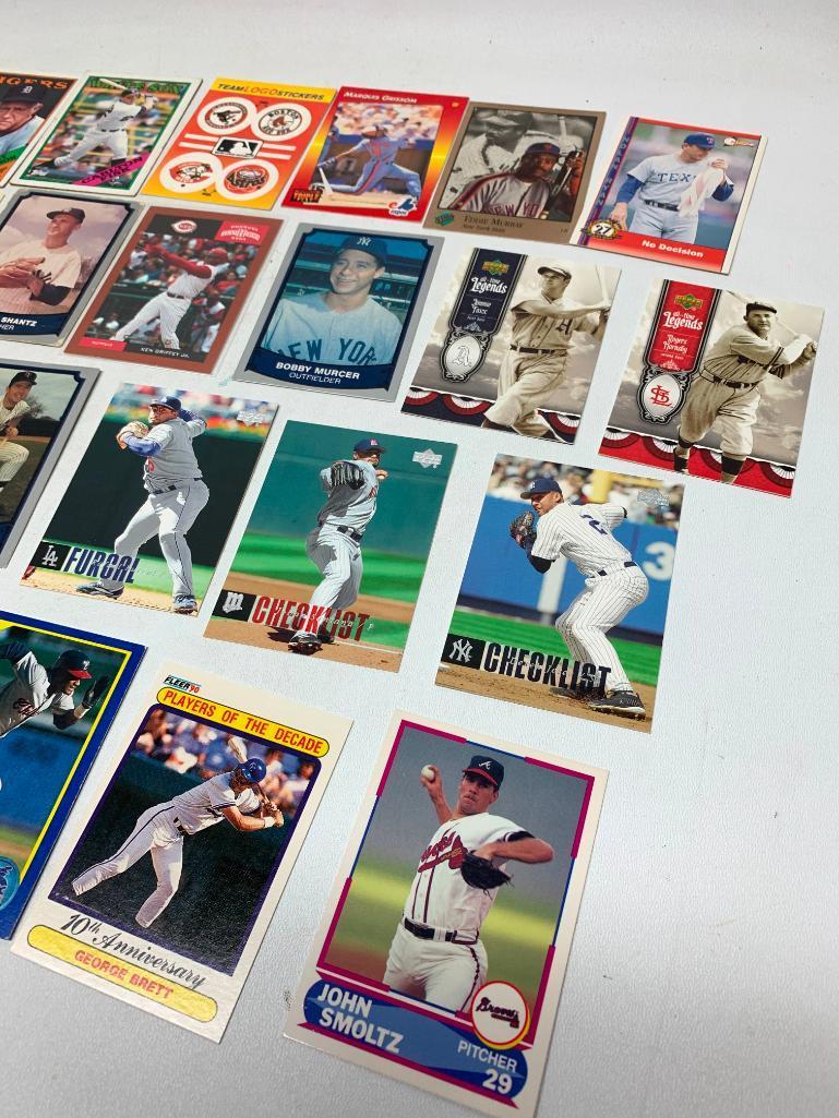 Approx. 25 Better Late 1980's to 2000's Baseball Cards