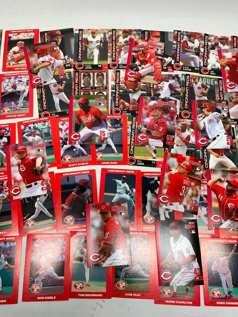 1992 and 1997 Kahn's Reds Cards and 2011 Thompson Heating and Cooling Reds Cards