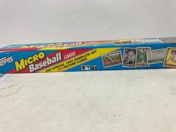 1992 Topps MIcro Baseball Card Set with Picture Cards in Original Box