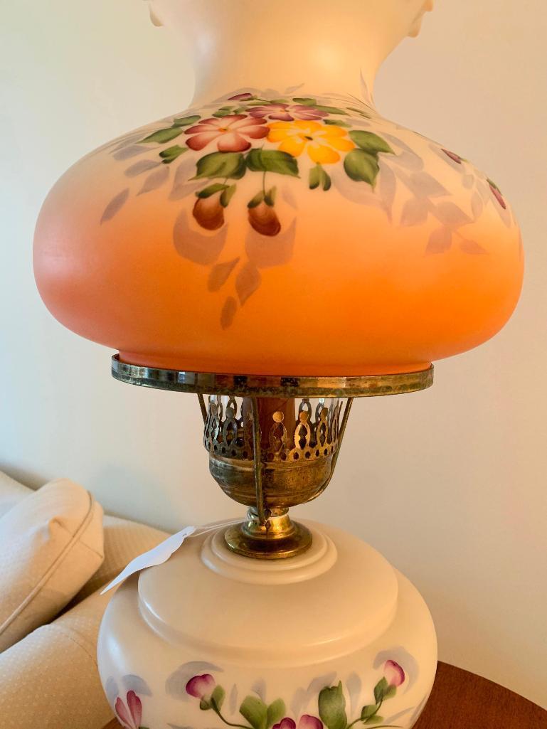 Decorative, Floral Gone With The Wind Lamp