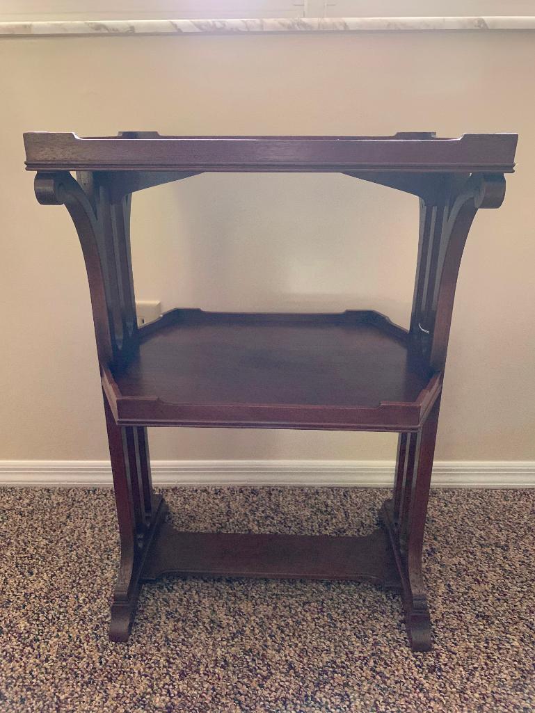 Grand Rapids, Imperial Wood, Two Tiered Lamp Table/Stand