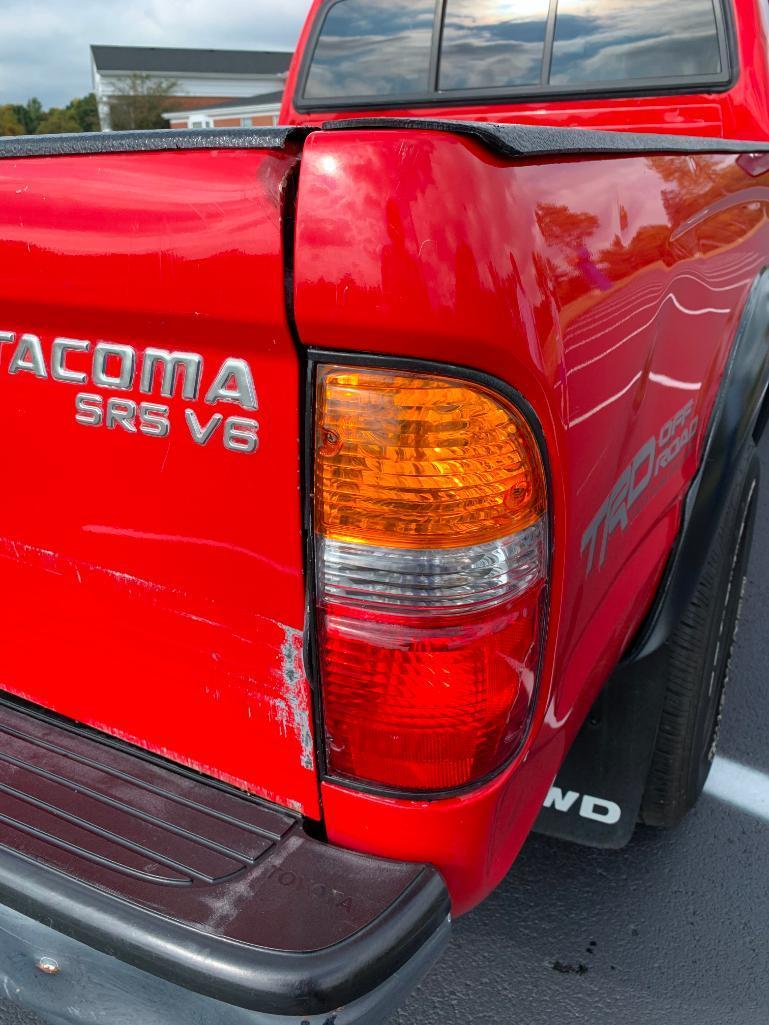 2003 Toyota Tacoma Pickup Truck, VIN # 5TEWN72N43Z176342, 76,978 Miles