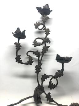 Cast Iron Candle Holder