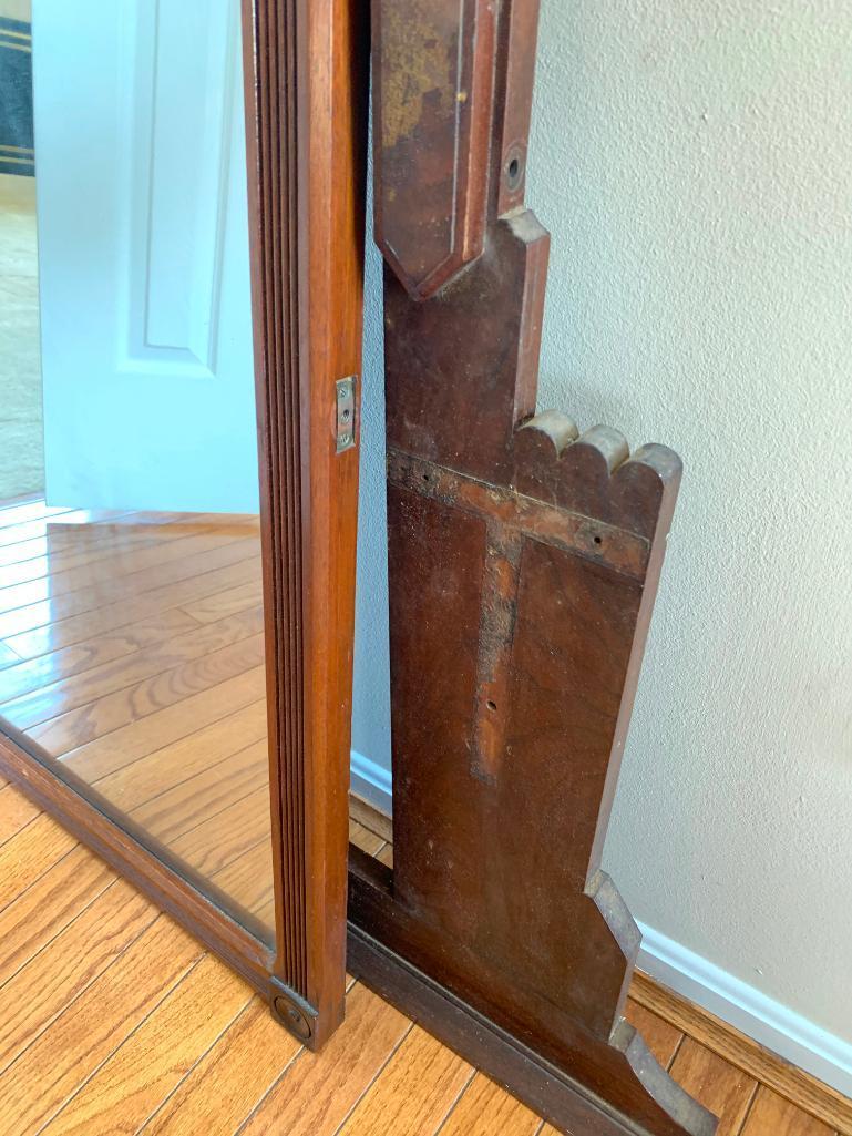 Antique Mirror with Frame as Pictured