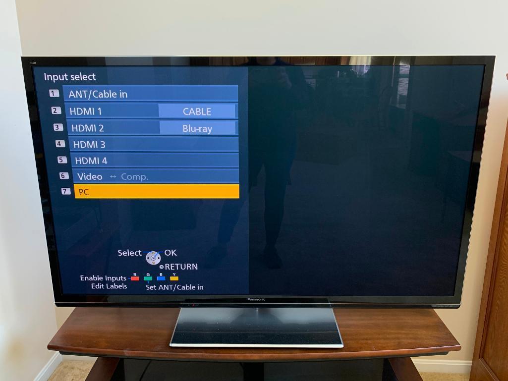 Panasonic, 55", Plasma, HDTV, Model Number TC-P55GT50