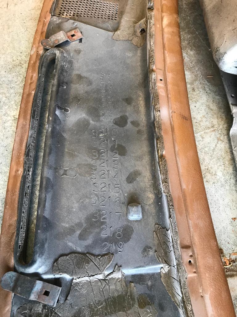 What Appears to be a 1970's Era GMC Truck Dash and Pad, No Gauges