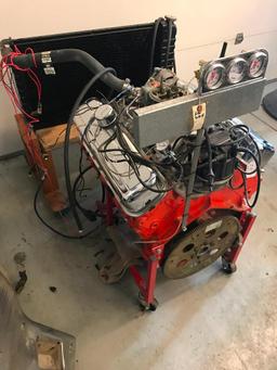 Rebuilt 408 BIg Block Motor with Radiator