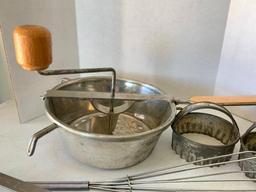 Group Of Vintage Kitchen Utensils