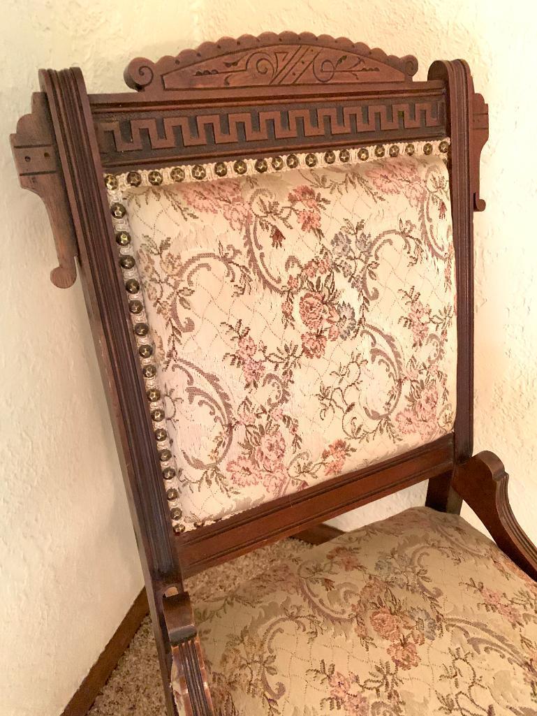 Antique, East Lake Style Parlor Chair