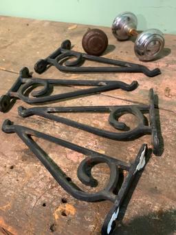 Vintage, Metal Hangers and Door Knobs as Pictured