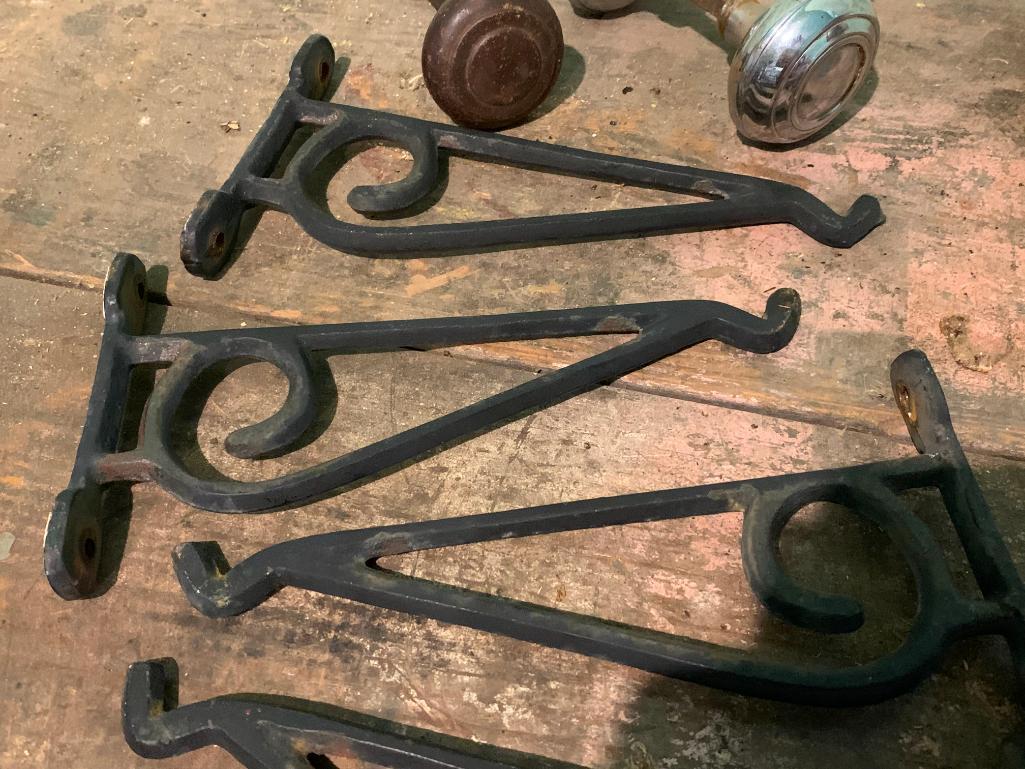 Vintage, Metal Hangers and Door Knobs as Pictured