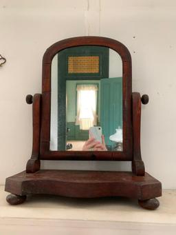 Antique, Dresser Top Mirror