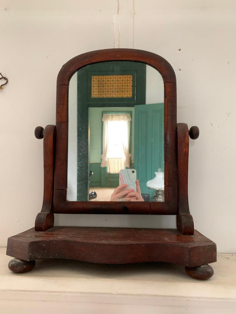 Antique, Dresser Top Mirror