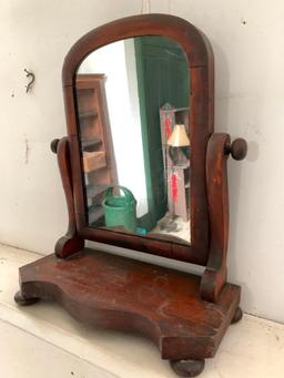 Antique, Dresser Top Mirror