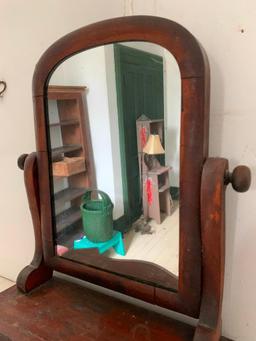 Antique, Dresser Top Mirror