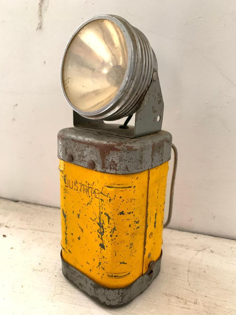 Vintage Justritte Metal Lantern