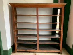 Very Large Primitive Bookcase, Shelving Unit