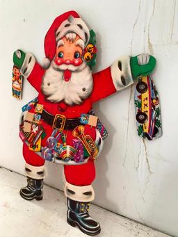 Vintage, Santa Claus Advent Calendar, 18" Tall