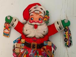 Vintage, Santa Claus Advent Calendar, 18" Tall