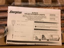 8-Energizer Solar Yard Lights, Still in Box