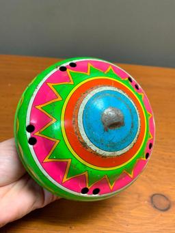 Vintage, Metal Spinning Toy