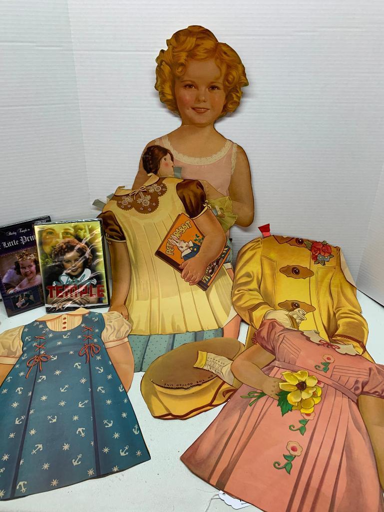 Vintage, Composition, Shirley Temple Doll, Paper Doll and Clothing