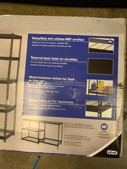 Premier by Edsal, Heavy Duty Commercial Shelf. Holds up to 5000 Lb