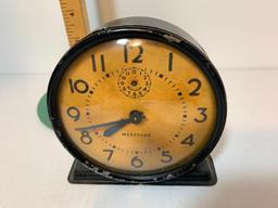 Vintage Westclox Windup Metal Clock. This Item is 4.5" Tall