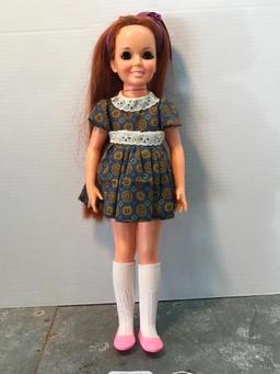 A 1968 Ideal Rubber Doll, 18 Inches Tall