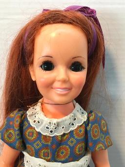 A 1968 Ideal Rubber Doll, 18 Inches Tall