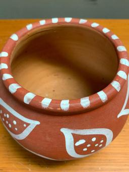 Piece of Southwest Pottery as Pictured, 5" Tall with 4" Opening Diameter, No Names or Signatures