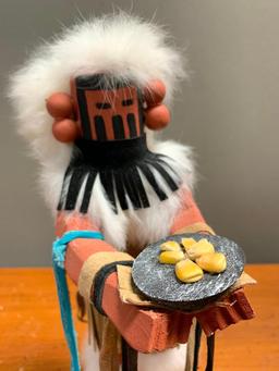 12" Tall, Corn Maiden Kachina Doll, by Jacida L, Signed on the Bottom