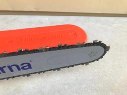 Husqvarna Chainsaw with 24" Blade. This Item is has Little or No Use