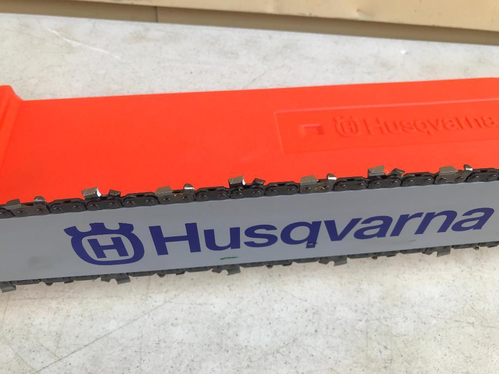 Husqvarna Chainsaw with 24" Blade. This Item is has Little or No Use