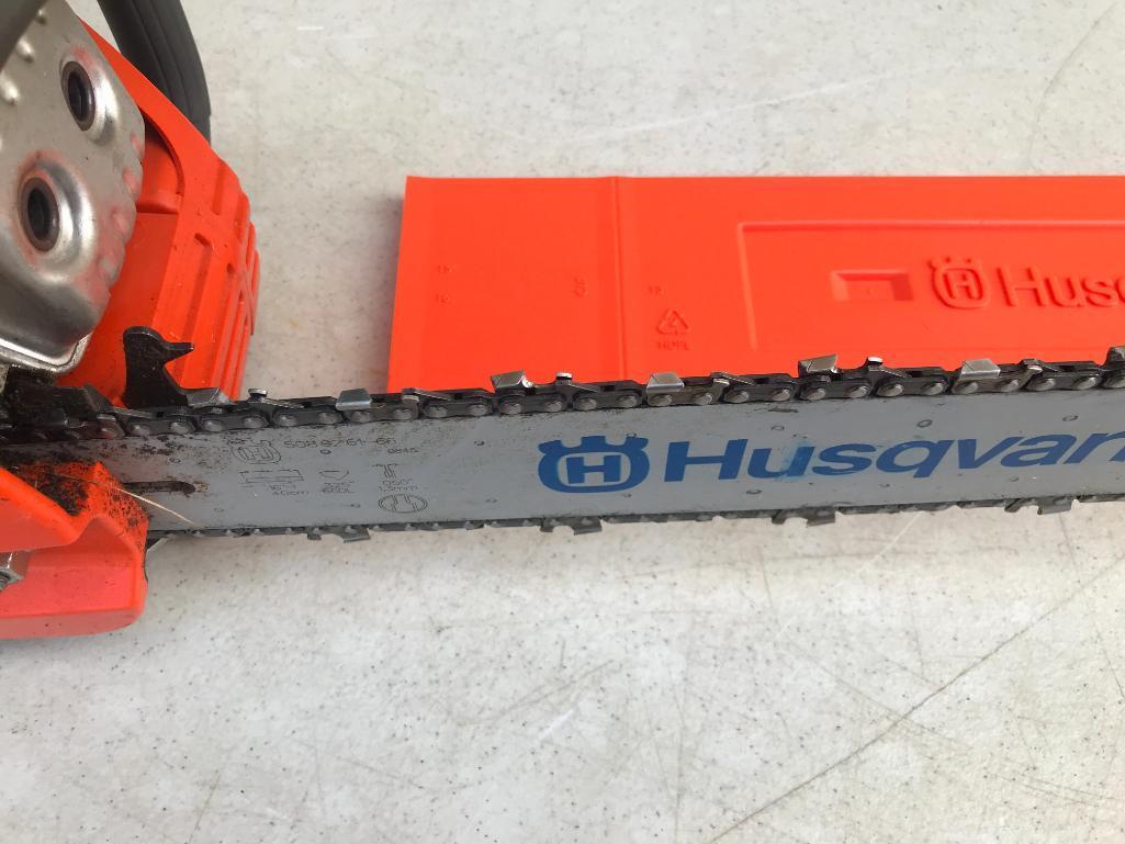 Husqvarna 445 X-Toro Chainsaw with 13" Blade. Shows Little or No Use