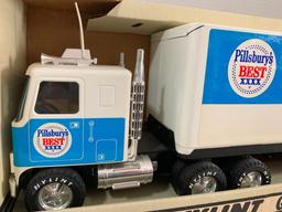 Nylint Steel GMC Pillsbury Doughboy 18 Wheeler Toy Truck New in Box. This is 19" Long - As Pictured