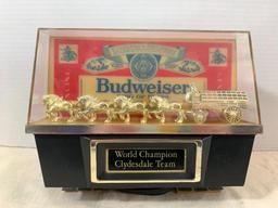 Budweiser World Champion Clydesdale Team Beer Light. This is 8" Wide x 7" Tall - As Pictured