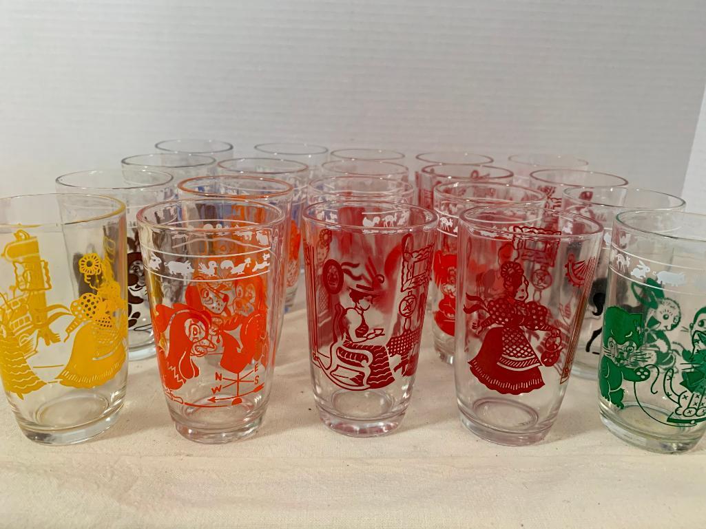 Large Lot of Juice Glasses. They are 3.5" Tall - As Pictured