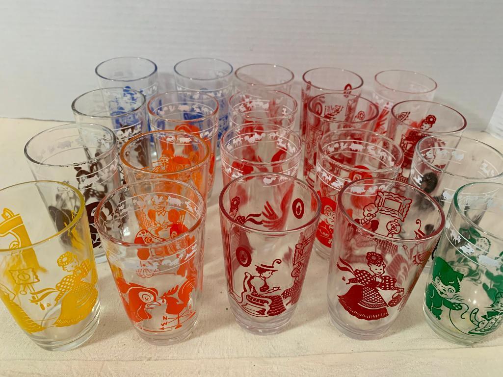 Large Lot of Juice Glasses. They are 3.5" Tall - As Pictured